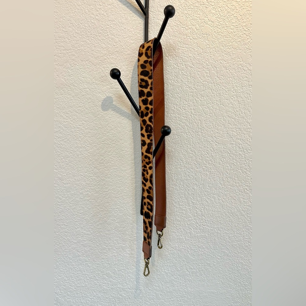 New Madewell Crossbody Bag Strap: Leopard Calf Hair Edition